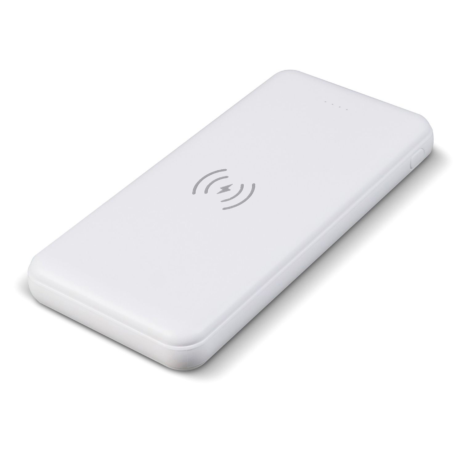 Elite Powerbank met Draadloze Oplader 8000mAh, Kleur: Wit