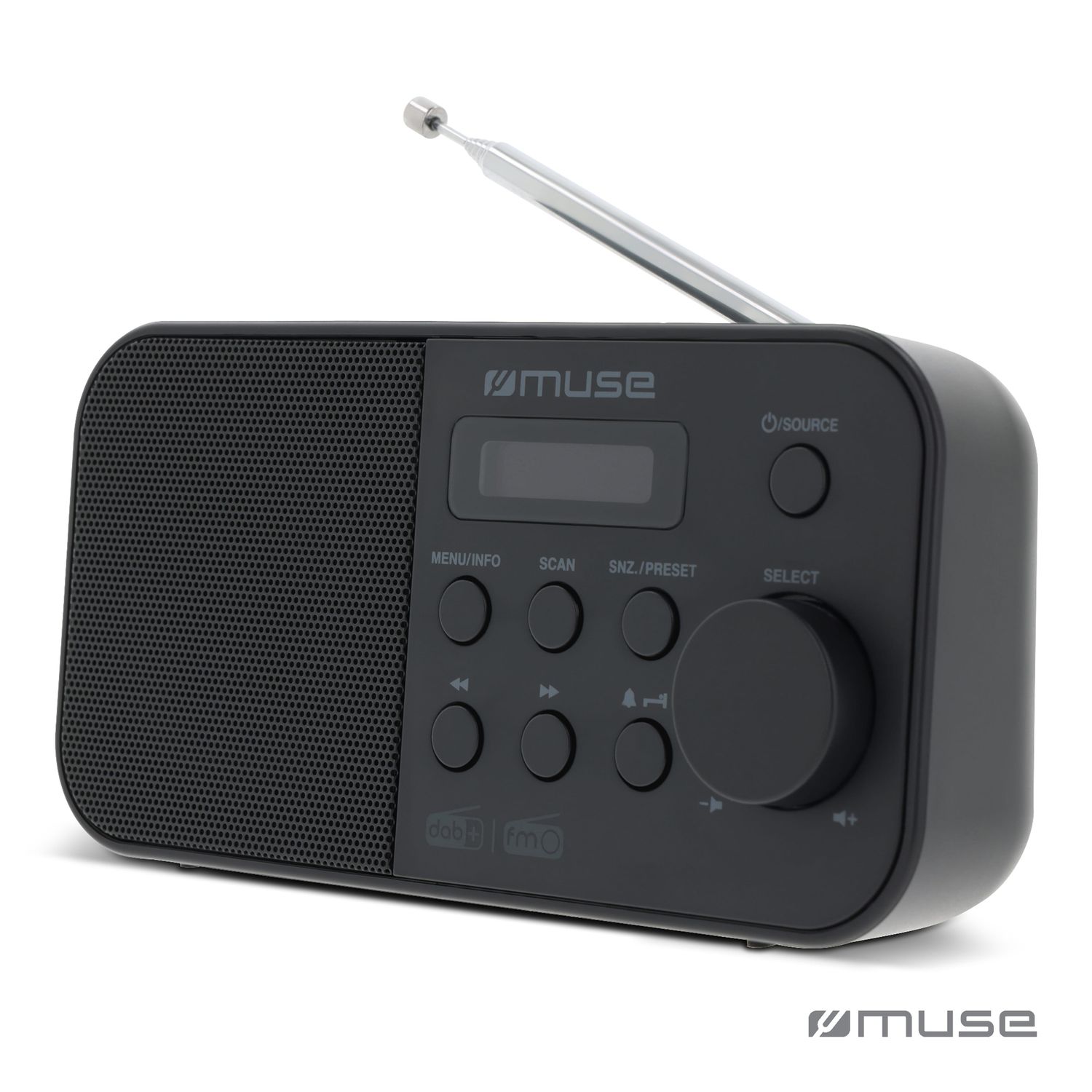 M-109 DB | Muse Portable Radio FM/DAB+, Kleur: Grijs