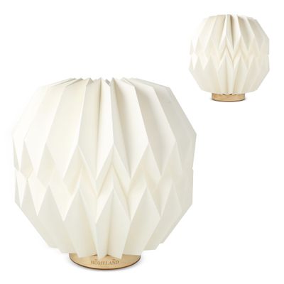 Coollux opvouwbare Origami-geïnspireerde papieren LED-lamp Luna 25cm