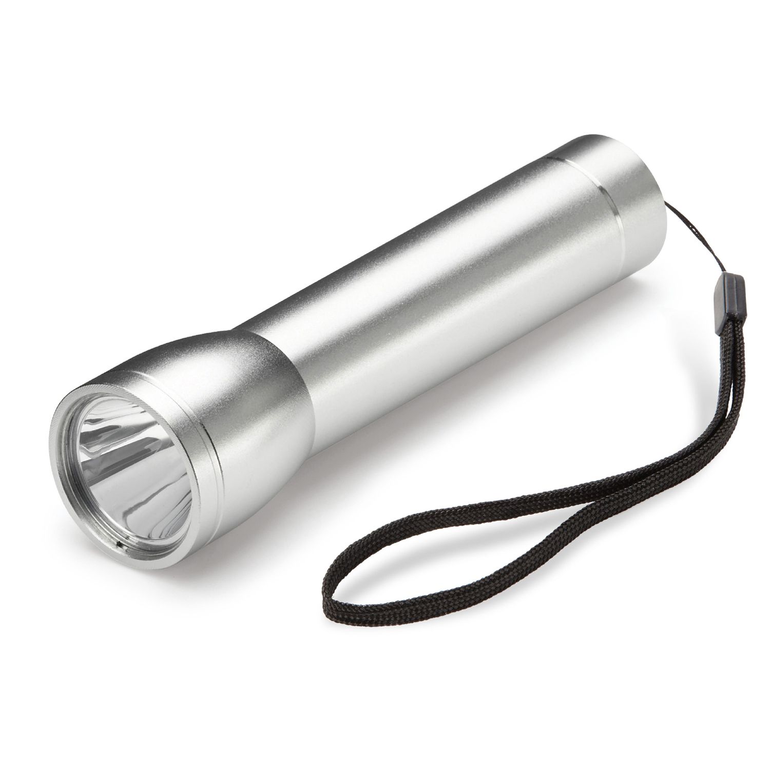 Powerbank zaklamp 2200mAh, Kleur: Zilver