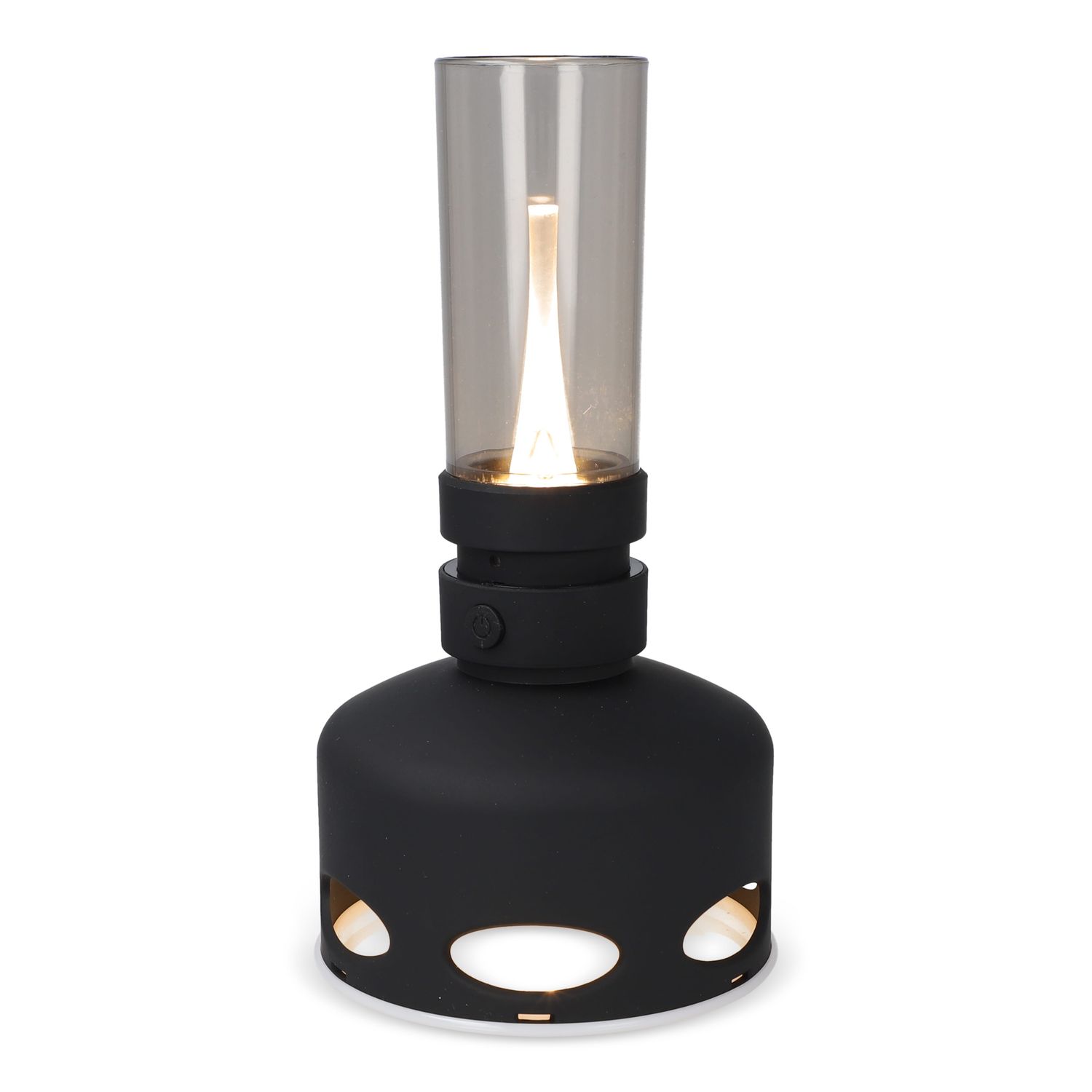 InSideOut Dimbare LED-lamp met (uit)blaassensor, Kleur: Zwart