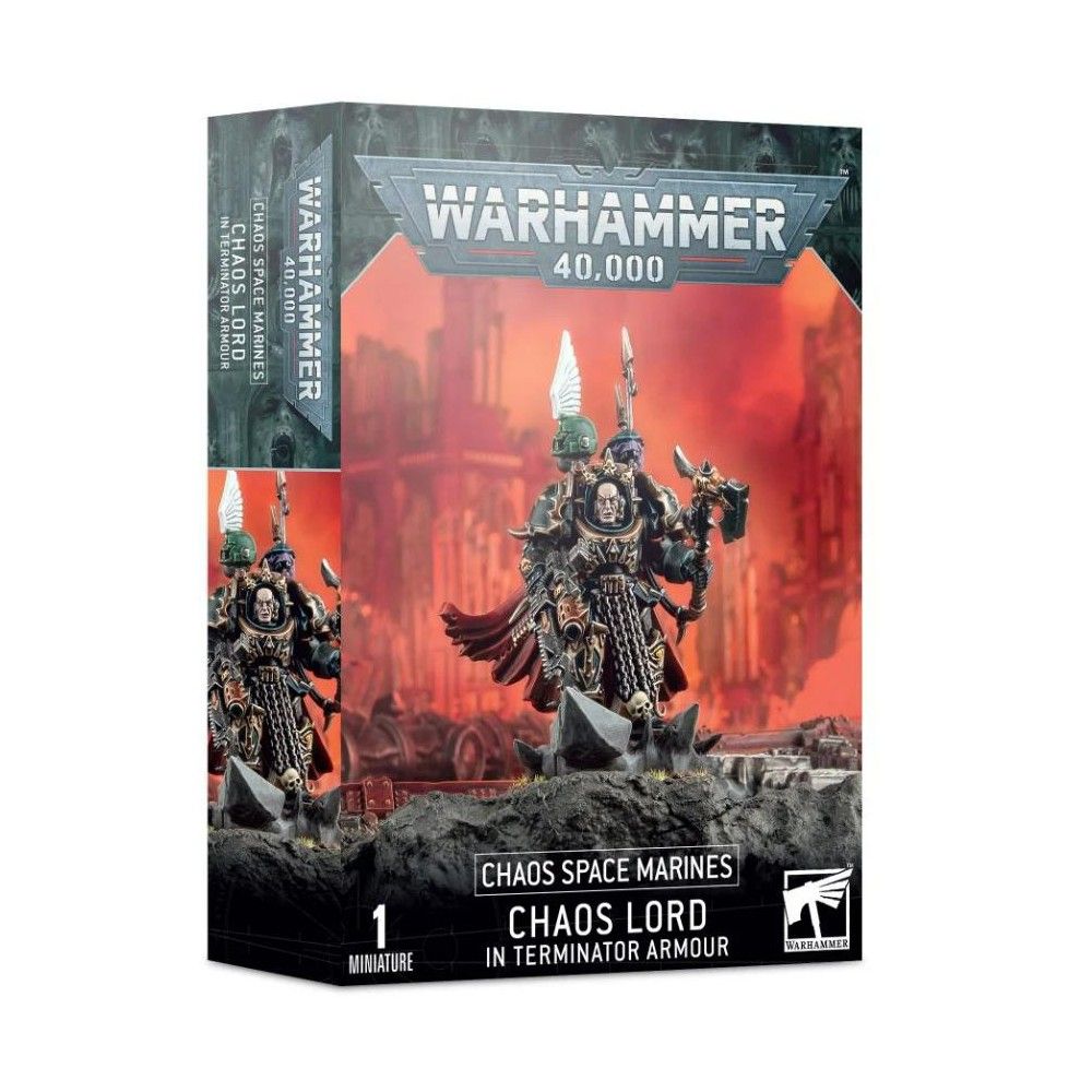 Chaos Space Marine Chaos Lord In Terminator Amour