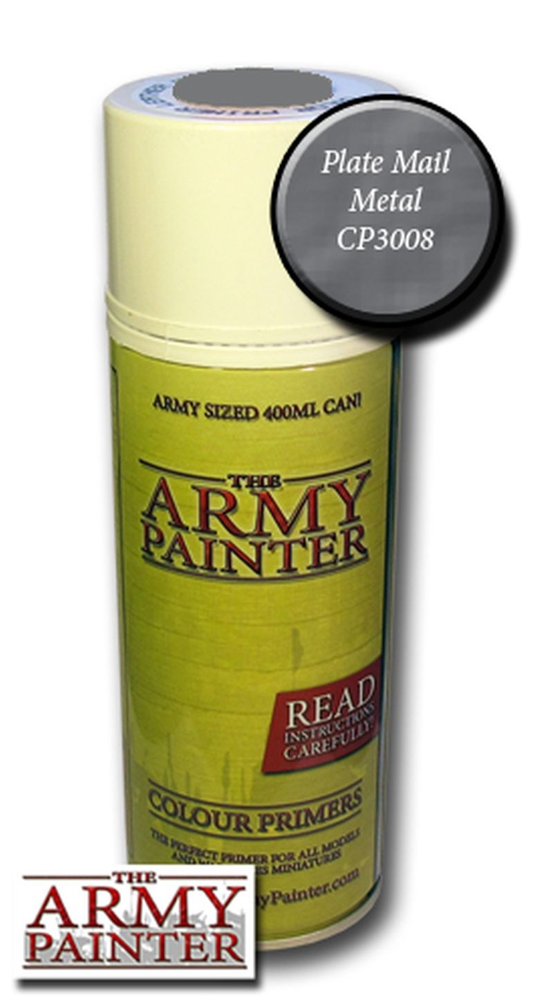 Army Painter - Colour Primer - Platemail Metal