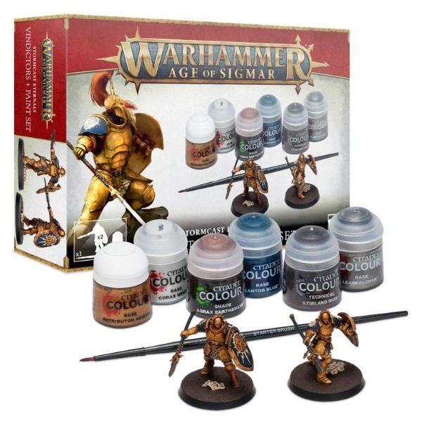 Stormcast Eternals : Vindictors + Paint Set
