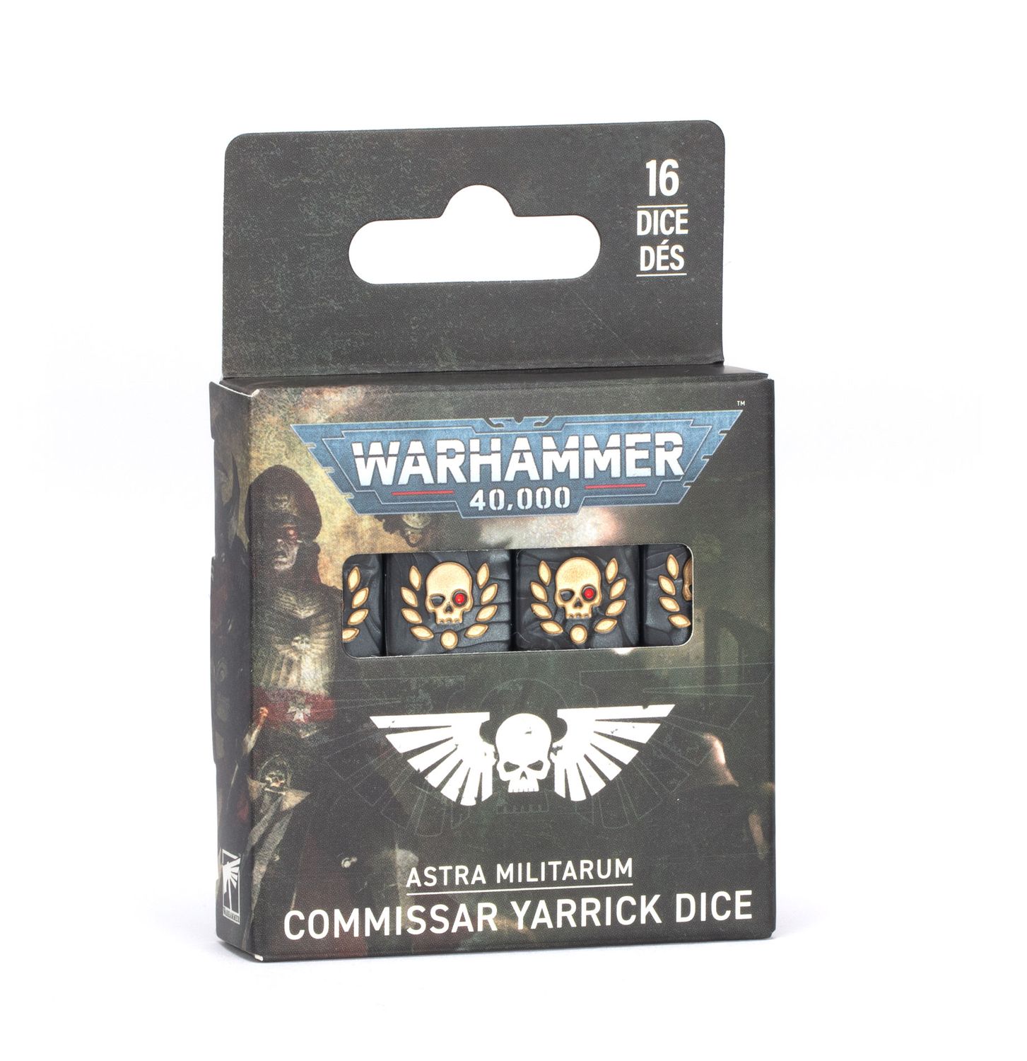 (PRE-ORDER) ASTRA MILITARUM: COMMISSAR YARRICK DICE
