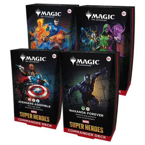 (PRE-ORDER) MARVEL SUPER HEROES COMMANDER (set of 4)