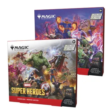 (PRE-ORDER) MTG MARVEL SUPER HEROES SCENE BOX (SET OF 2)