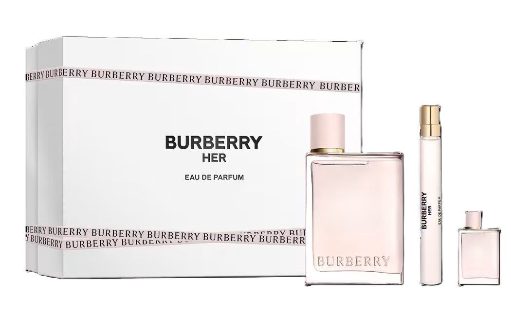 Burberry Her EDP Gift Set, Women’s 3.3 oz (3-Piece Set)
