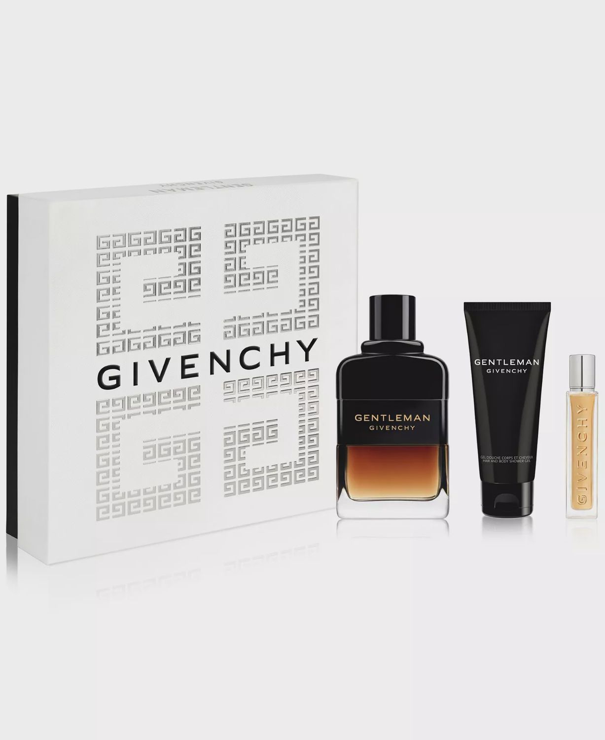 Givenchy Gentlemen Privée EDP Gift Set, Men’s 3.3 oz (3-Piece Set)