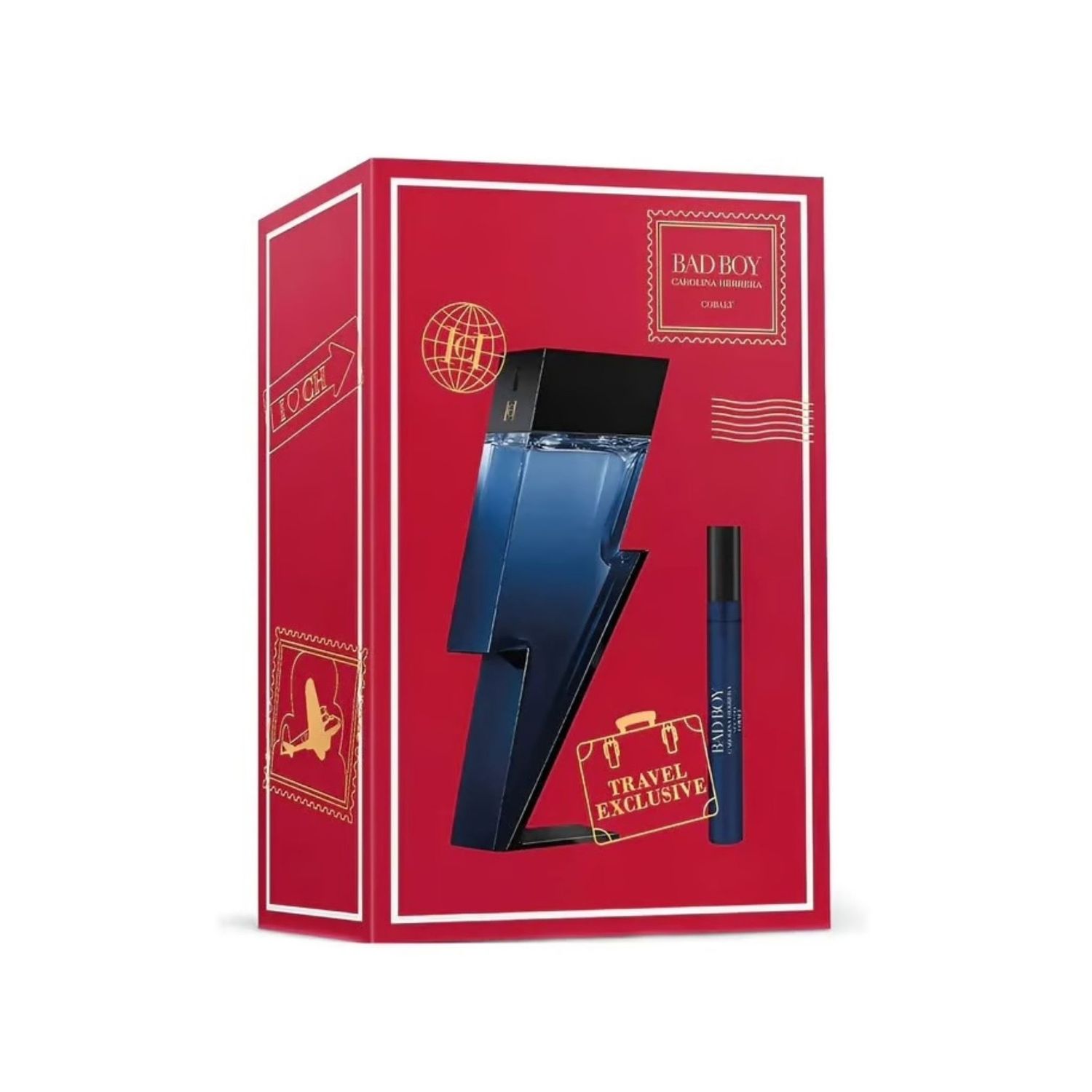 Carolina Herrera Bad Boy Cobalt EDP Gift Set, Men’s (2-Piece Set)