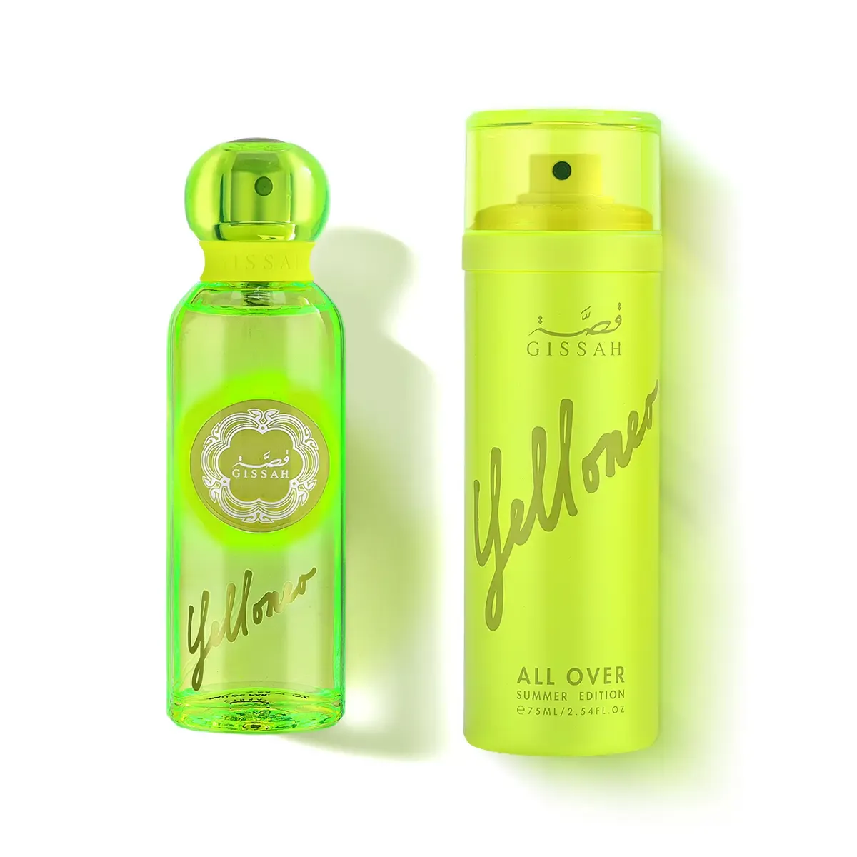 Gissah Yelloneo Set (75ml EDP + 75ml All Over Spray)