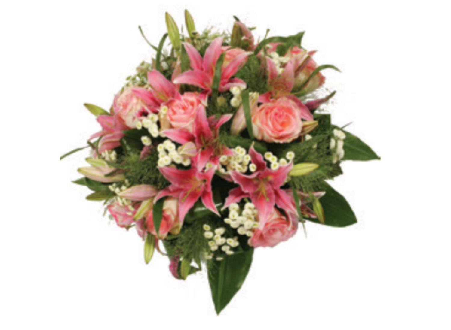 Panier fleurs de saison pastel