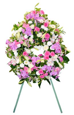 Grande couronne sur pied Grande couronne sur pied