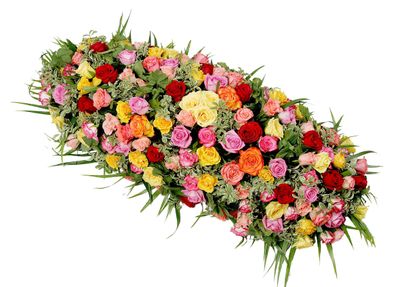 Raquette de roses variées Raquette de roses variées