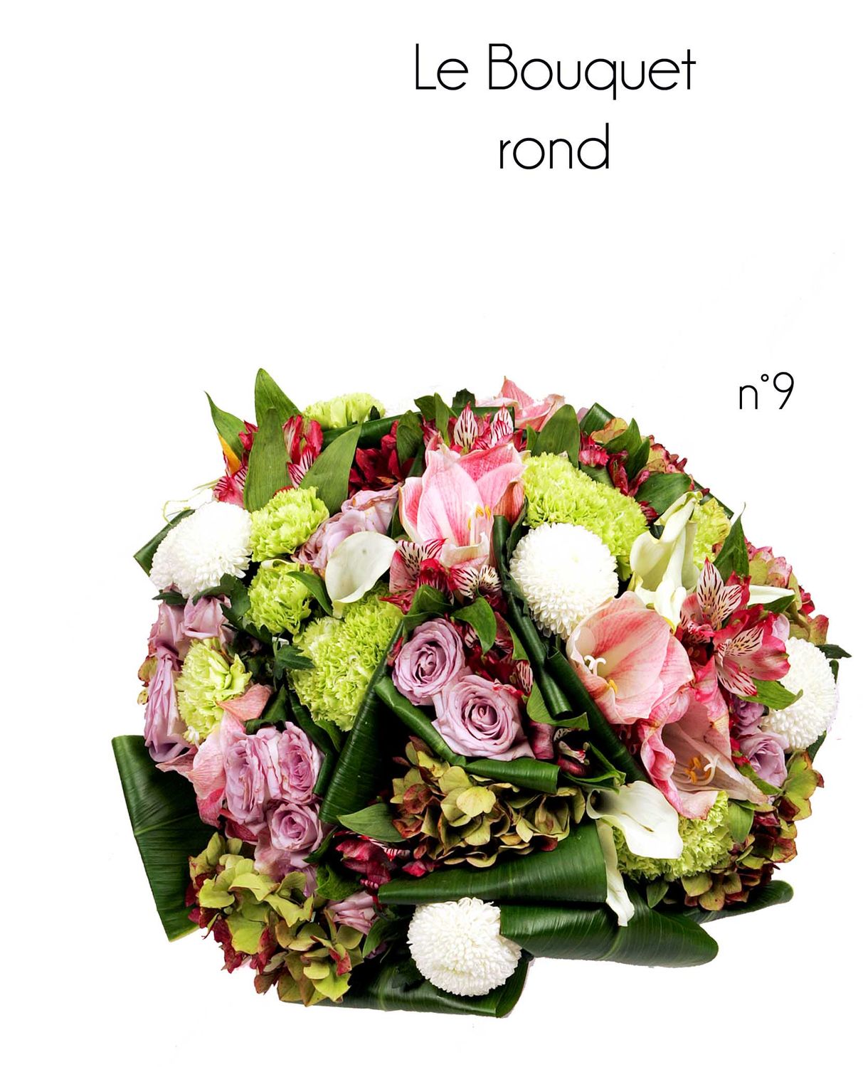 Bouquet rond rose