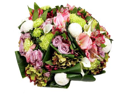 Bouquet rond rose Bouquet rond rose