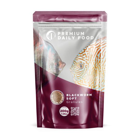 Premium Daily Food - BlackWorm Soft Granules 200 gram
