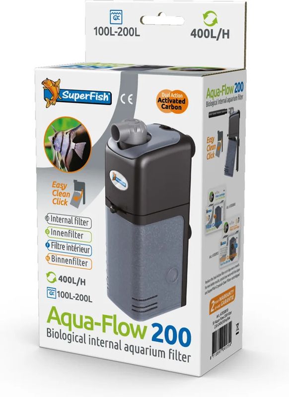 SuperFish AQUAFLOW 200 FILTER 500 L/H