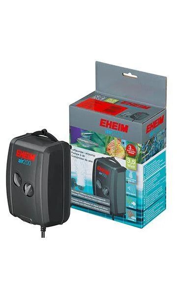 Eheim luchtpomp regelbaar 3702 200L/H met 2M slang + 2 uitstromers