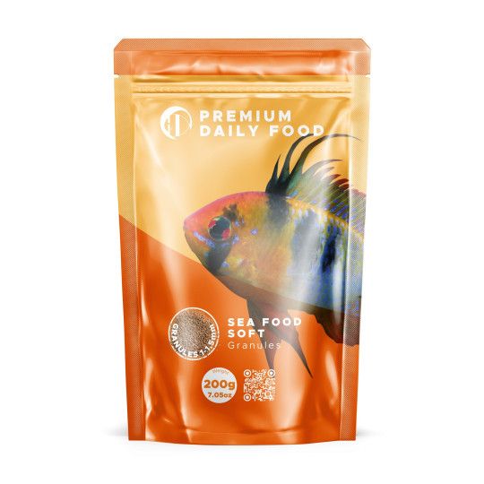 Premium Daily Food - Sea Food Soft Granules 200 gram