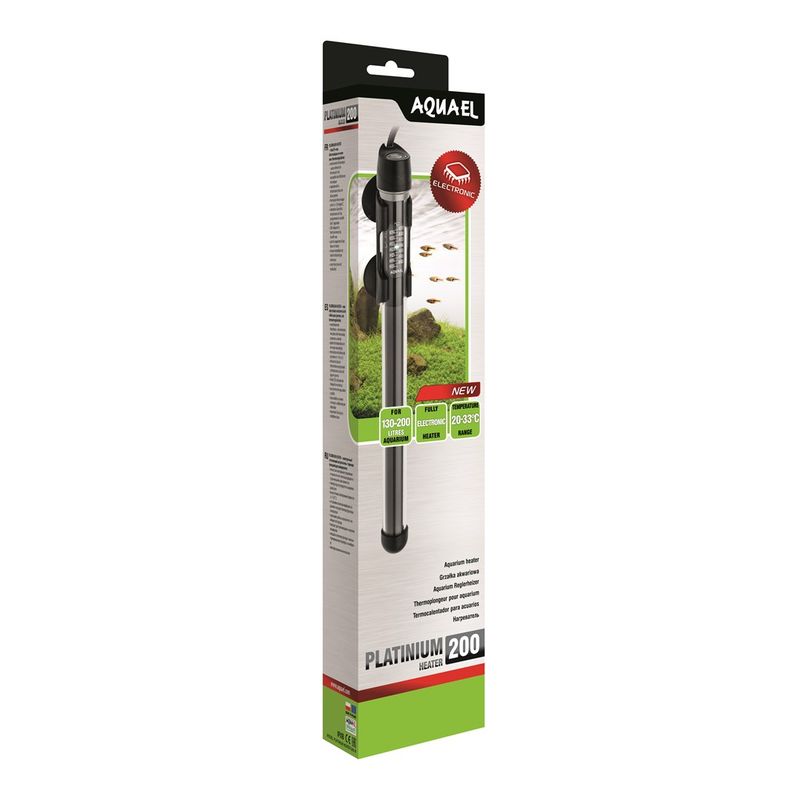 Aquael PLATINUM HEATER 200 WATT aquarium verwarming