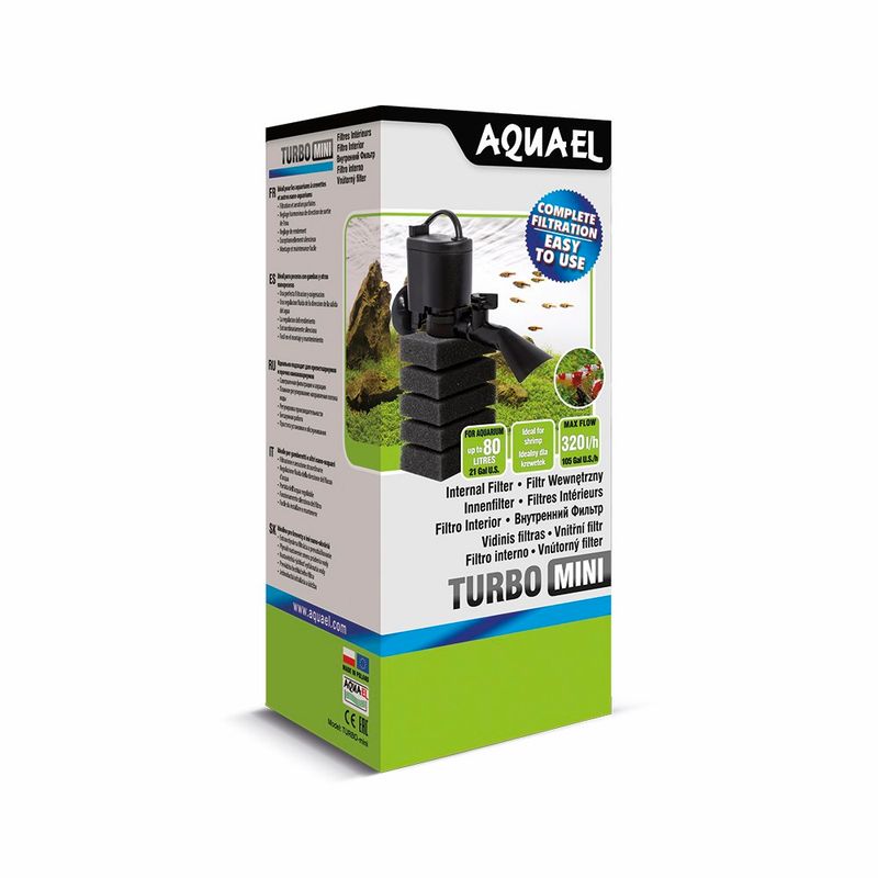AQUAEL TURBO MINI BINNENFILTER