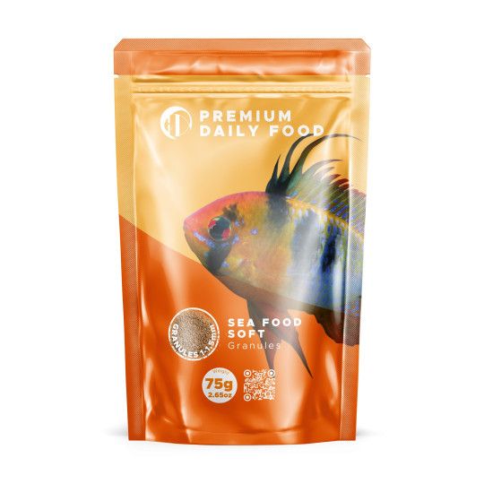 Premium Daily Food - Sea Food Soft Granules 75 gram