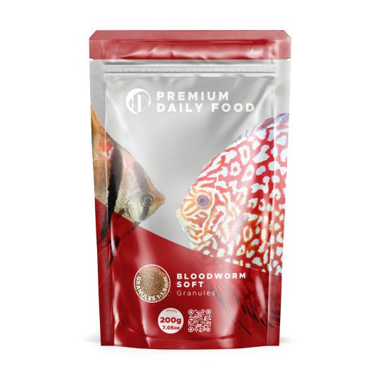 Premium Daily Food - Bloodworm Soft Granules 200 gram