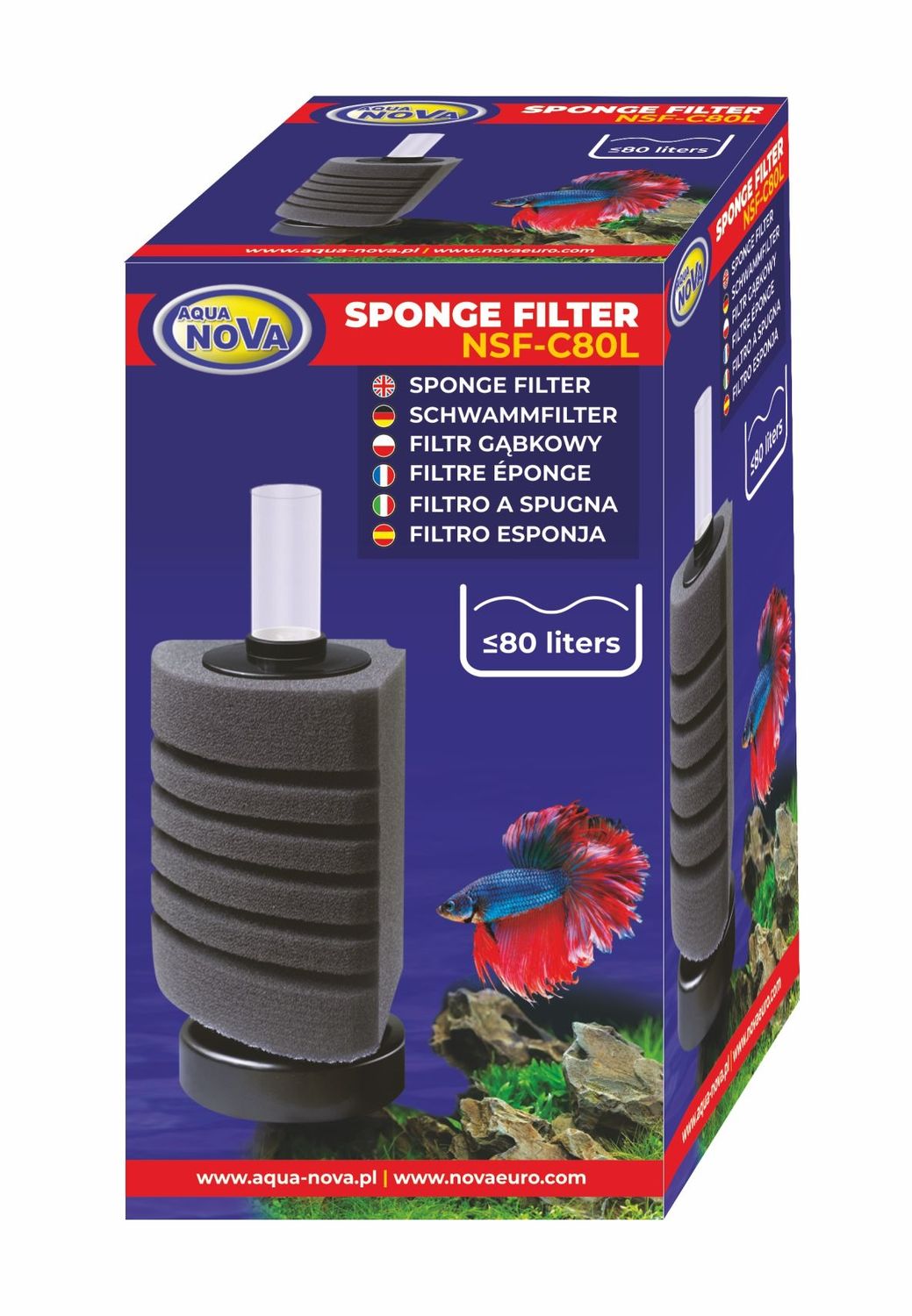 Sponsfilter NSF-C80L Sponsfilter NSF-C80L