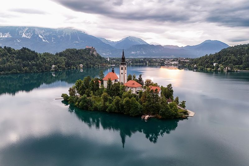 Lake Bled Slovenia - Fairytale Island Art