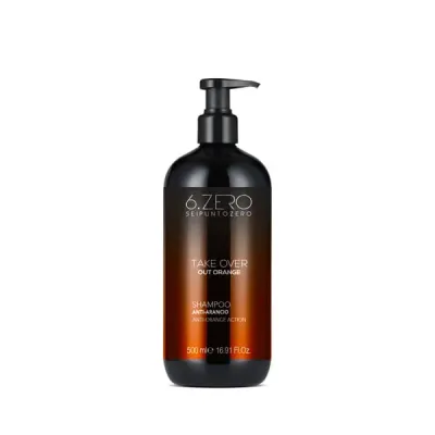 6.Zero Take Over Out Orange Shampoo 500ml