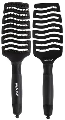 Max Pro Detangler Brush Midnight Black Max Pro Detangler Brush Midnight Black