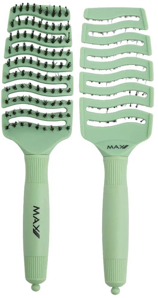 Max Pro Detangler Brush Minty Glow Max Pro Detangler Brush Minty Glow
