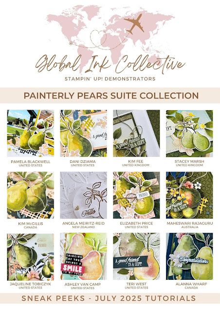 Painterly Pears Tutorial Bundle (July 2025)