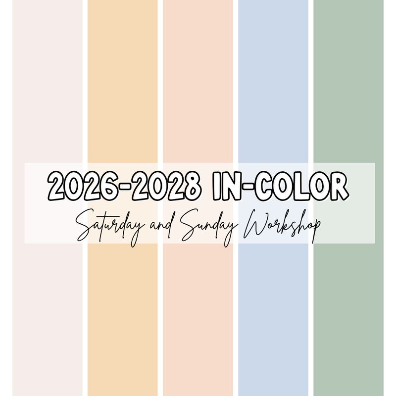 2026-2028 In Color Workshop