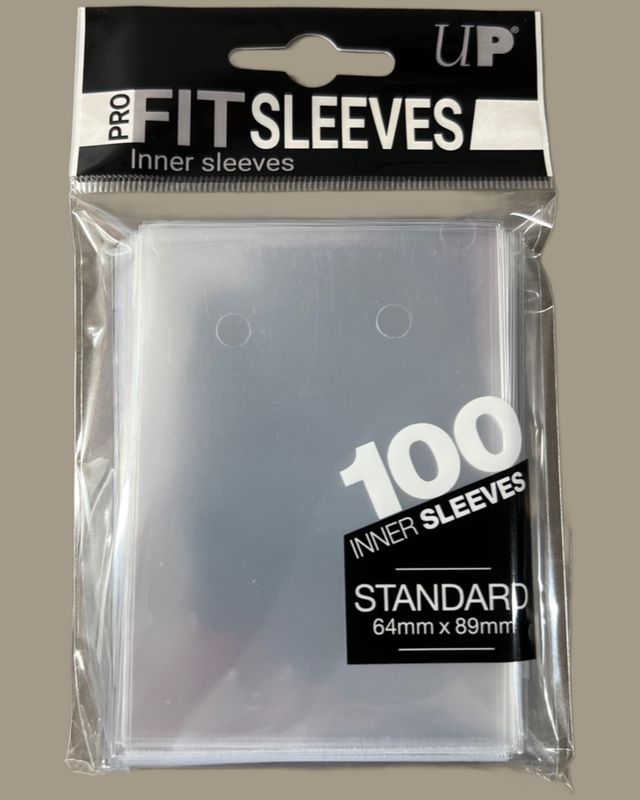 Ultra PRO Pro-Fit Inner Sleeves Standard – 100 Pack