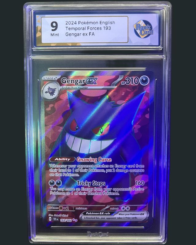 Pokémon TCG Gengar ex Full Art 193/162 Temporal Forces – Graded RaukCard 9