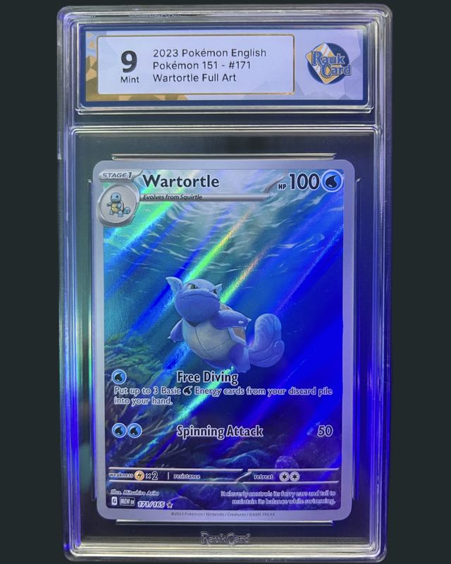 Pokémon TCG Wartortle Full Art 171/165 Pokémon 151 – RaukCard 9