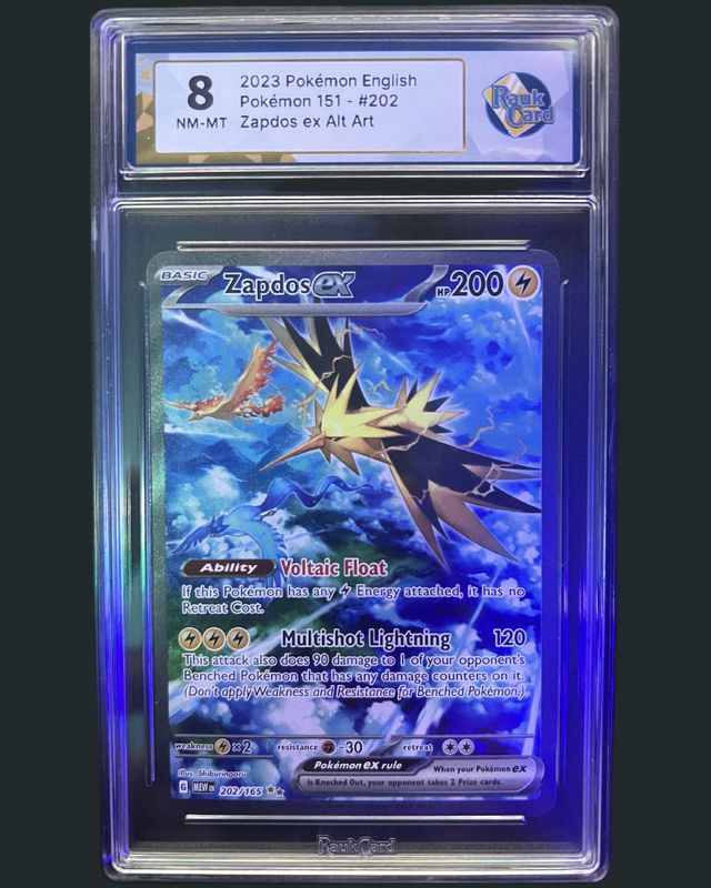 Pokémon TCG Zapdos ex Alt Art 202/165 Pokémon 151 – RaukCard 8