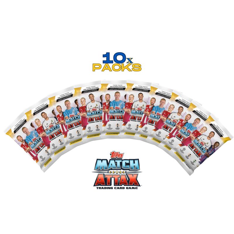 Topps Match Attax 10 Booster Packs Bundle