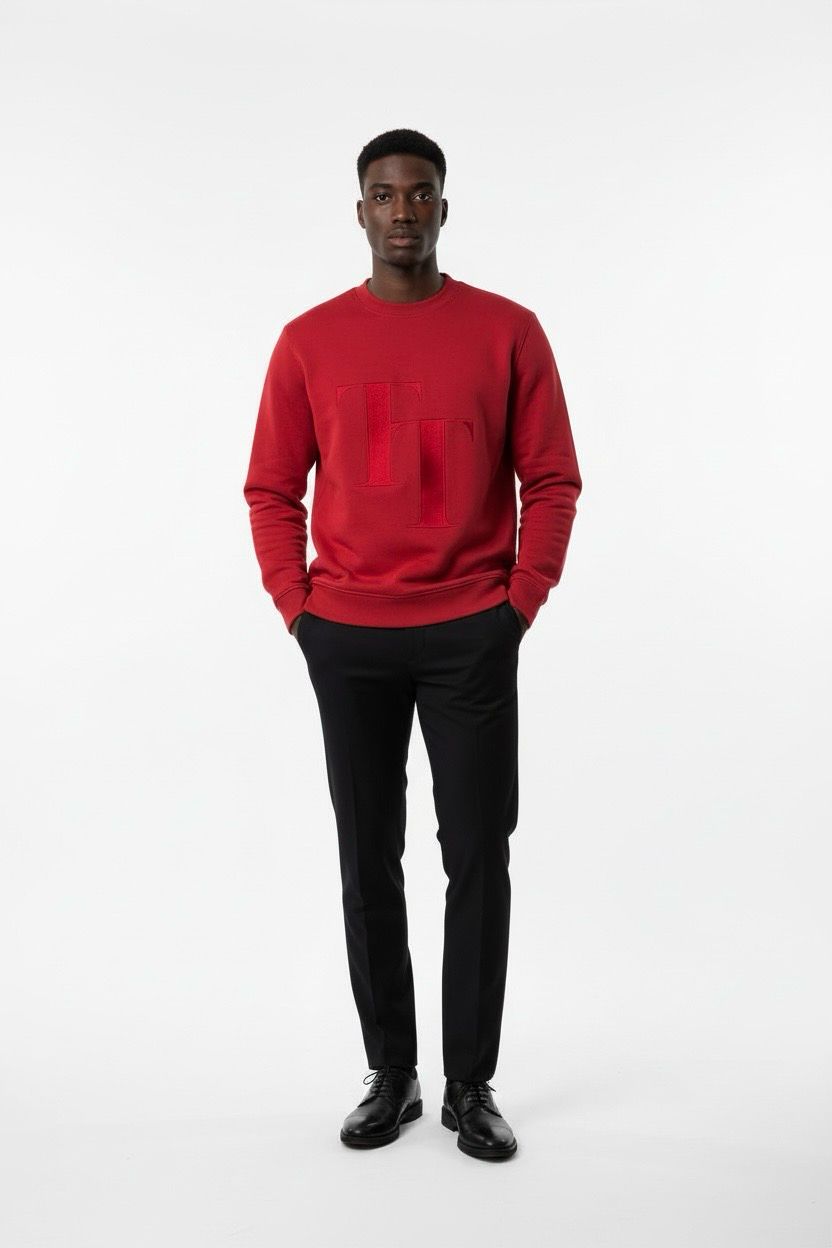 S I G N A T U R E Ferry Heavy Embroidered Sweatshirt