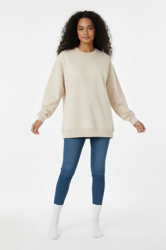 Heavy Plain Fleece Sweatshirt
