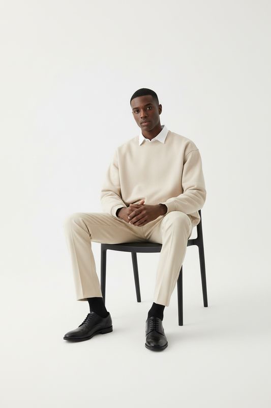 Heavy Plain Fleece Sweatshirt