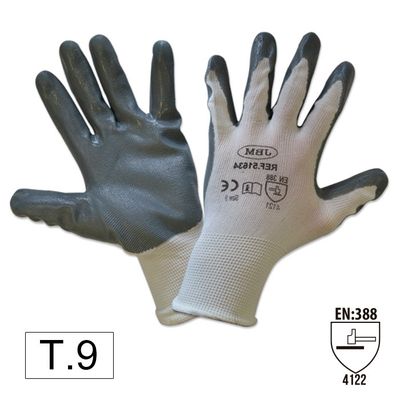 Gants de travail nitrile