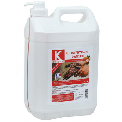 NETTOYANT MICROBILLES MAINS ATELIER ROUGE 4,5L avec Pompe