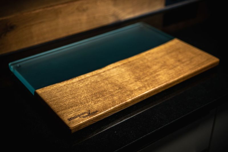 Servierbrett Eiche - Turquoise beach Servierbrett Eiche - Turquoise beach