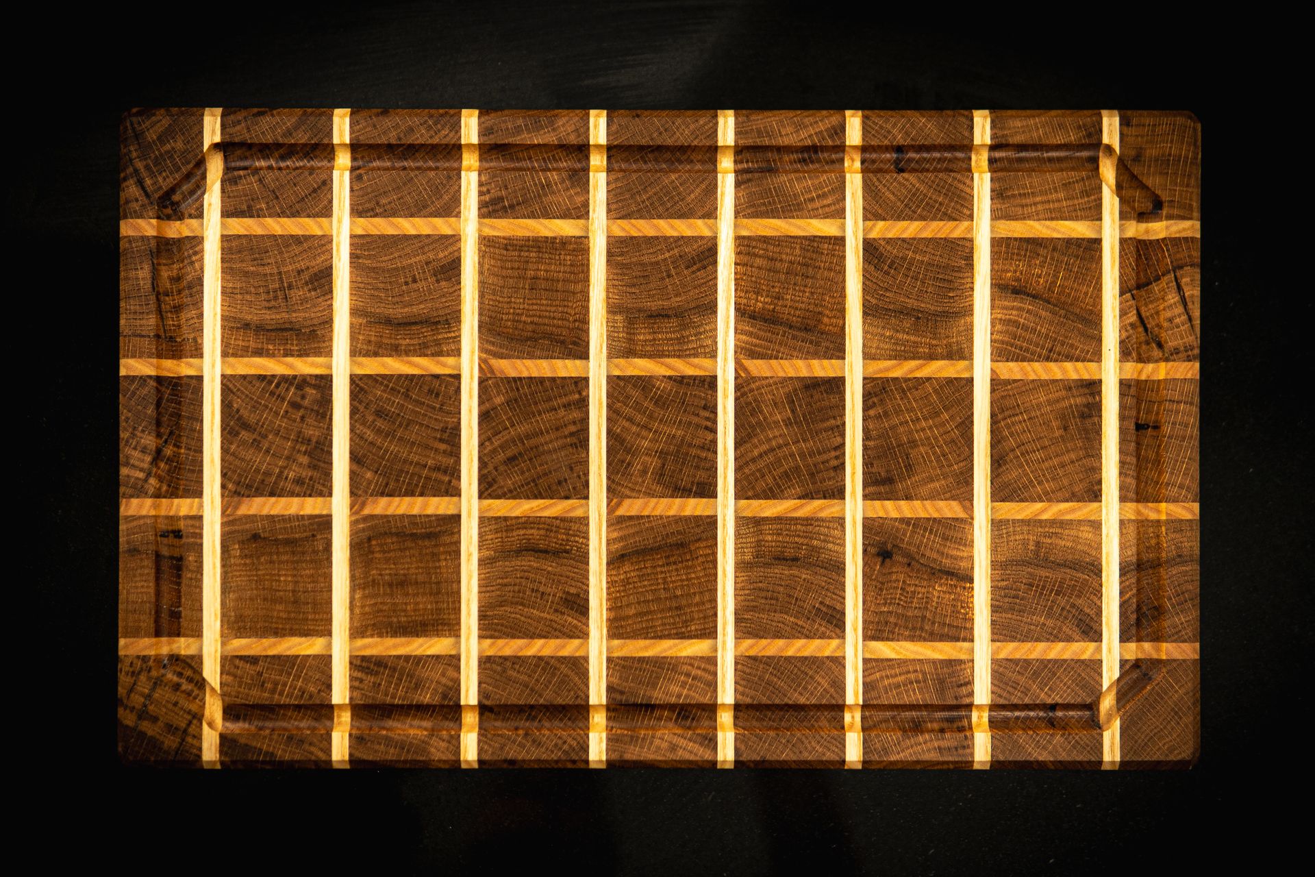 Hirnholzbrett Eiche - Ash strips