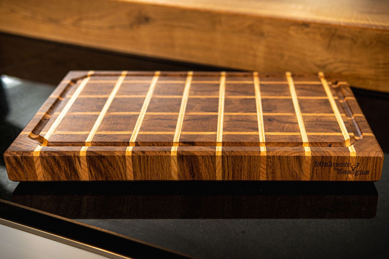 Hirnholzbrett Eiche - Ash strips