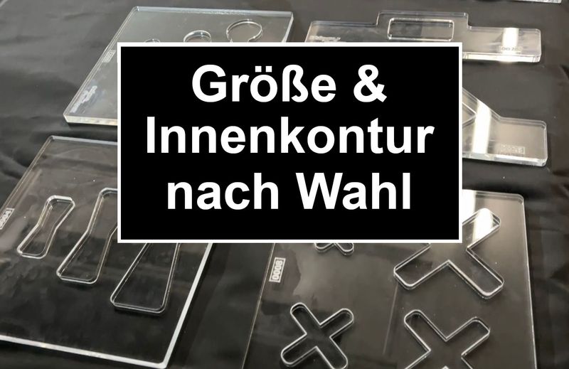 Frässchablone - mit Innenkontur nach Wahl, max. 400x700mm, 8mm Stärke Frässchablone - mit Innenkontur nach Wahl, max. 400x700mm, 8mm Stärke