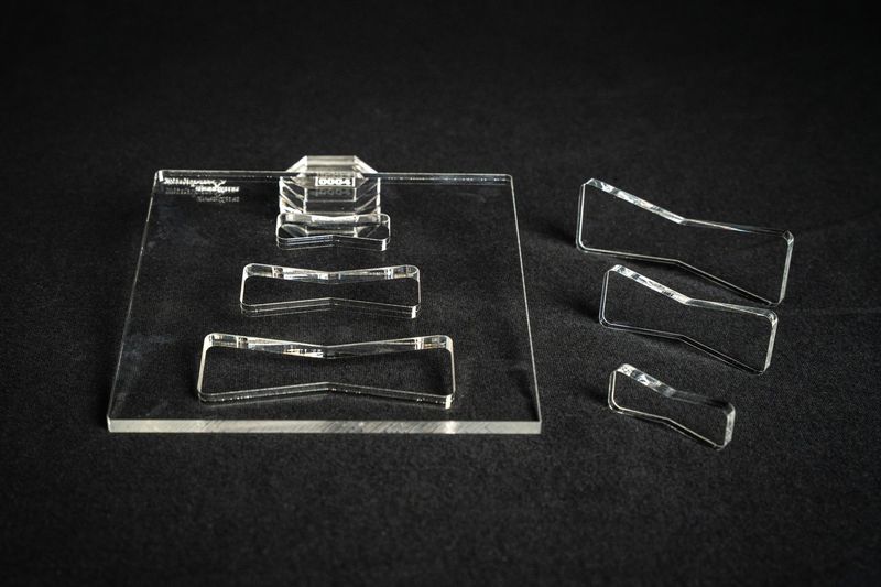 Frässchablone - Schwalbenschwanz Intarsien